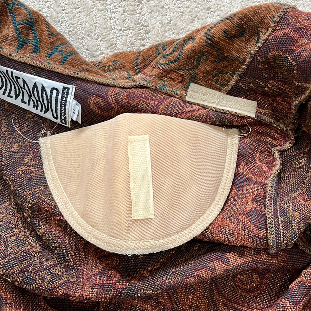 Silverado Women's Paisley Bomber Jacket - Tan - Picture 7 of 12